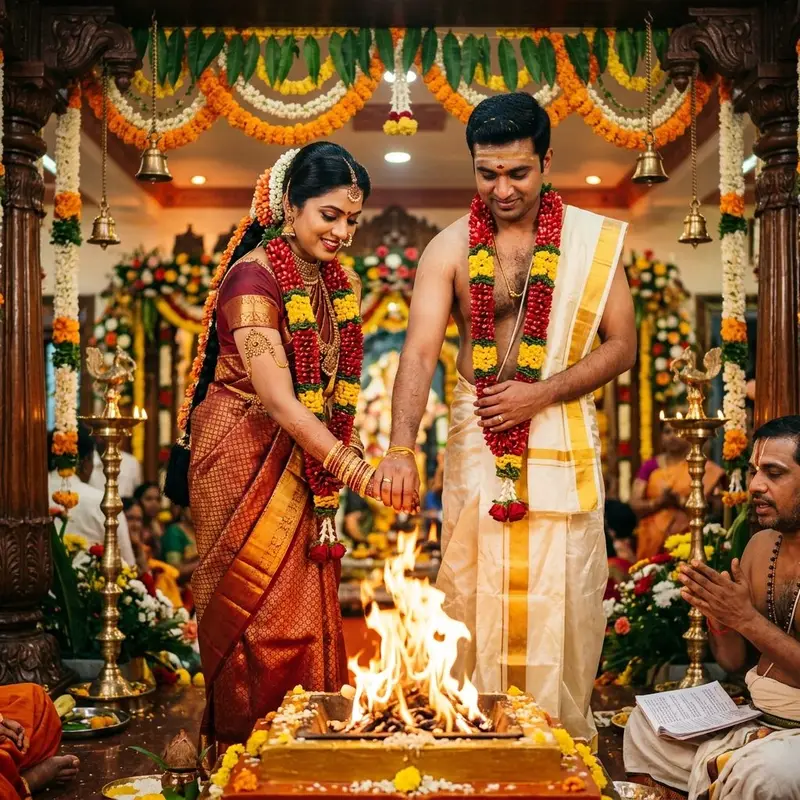Decoding Tamil Brahmin Wedding Rituals: A Guide to the Sacred Vows