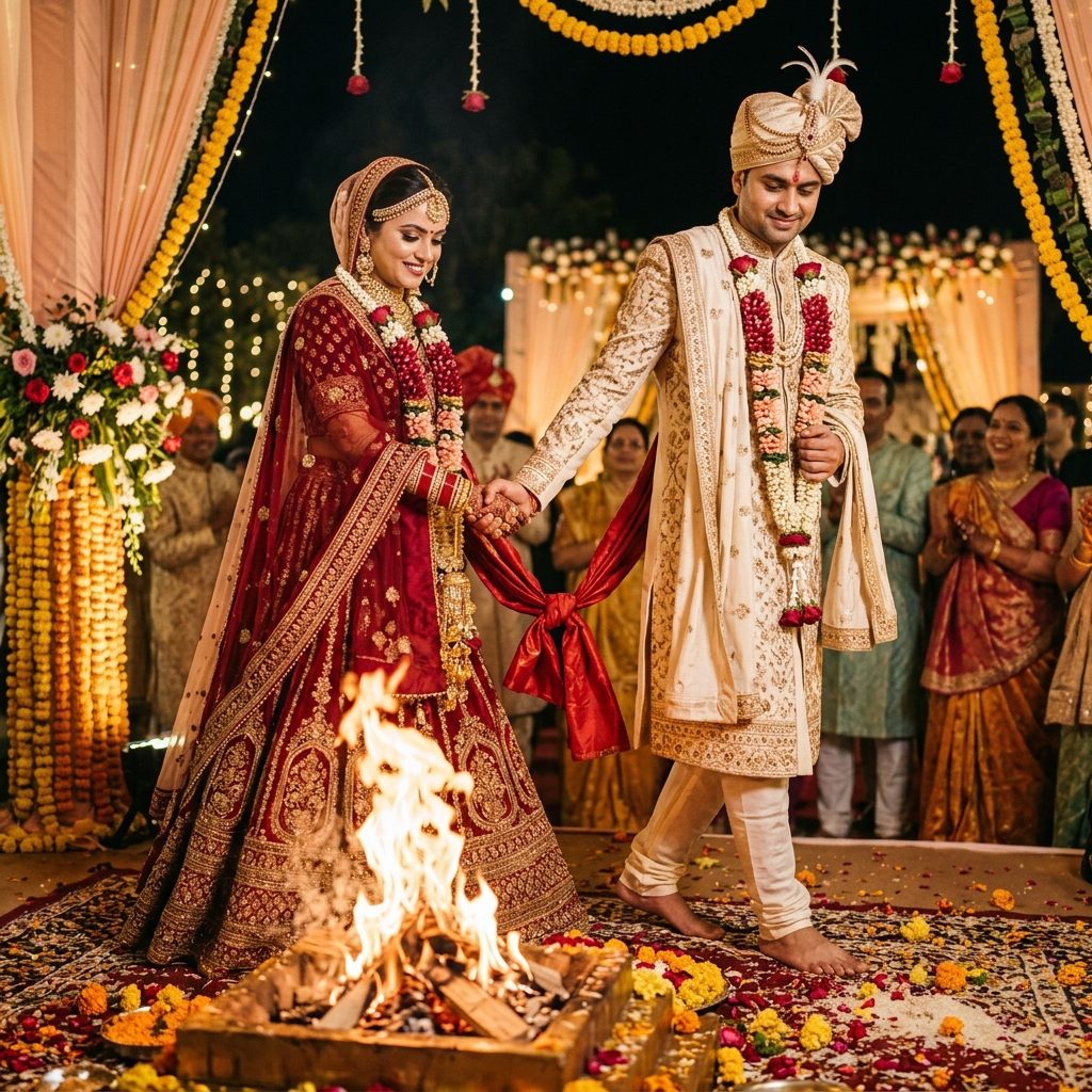 Decoding the Saat Phere: The Seven Vows of Hindu Marriage