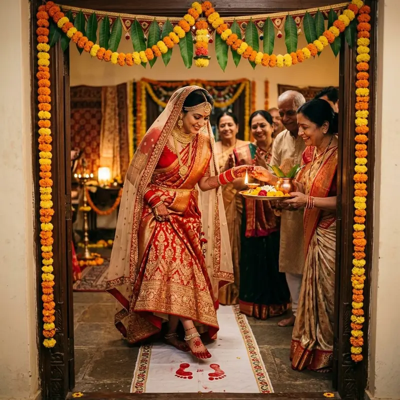 Griha Pravesh Guide: Welcoming the Bride Home With Traditional Grace