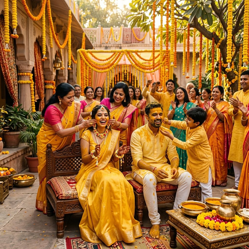 Joint Haldi Ritual Protocol: Managing Two Family Traditions