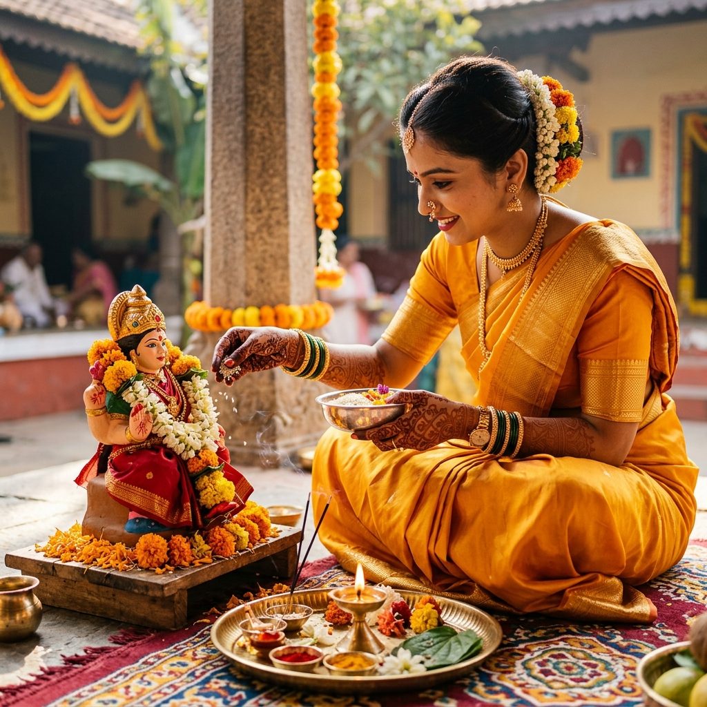 Significance of Gauri Puja in Indian Pre-Wedding Rituals
