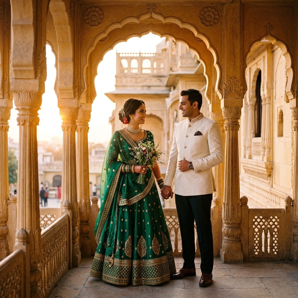 Styling Your Heritage Pre Wedding Shoot: Royal Outfits for Forts