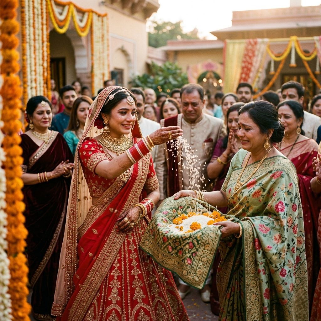 Vidaai Rituals: Significance, Regional Customs, and Heartfelt Moments