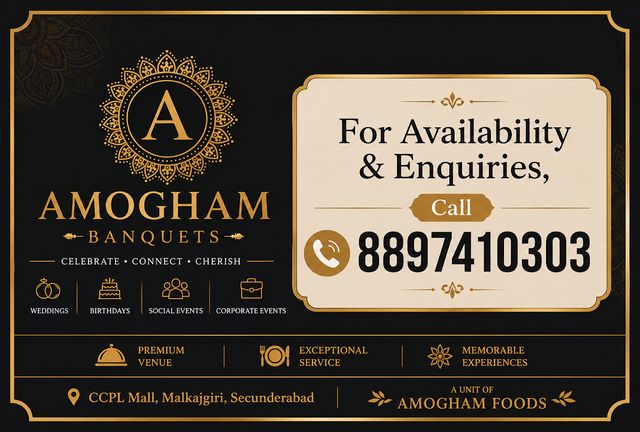 Amogham Banquets | Malkajgiri Secunderabad