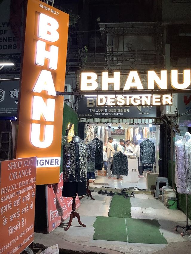 Orange Bhanu Designer by Sanjay Bhanushali - Customised Sherwani for Men & Wedding Suits on Rent