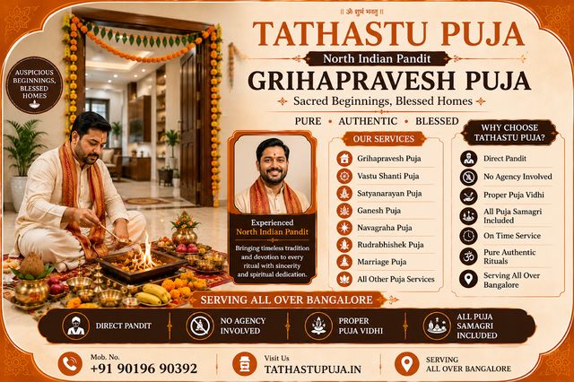 North Indian Pandit In Bangalore | Book Online Pandit For Puja & Hawan | Tathastu Puja