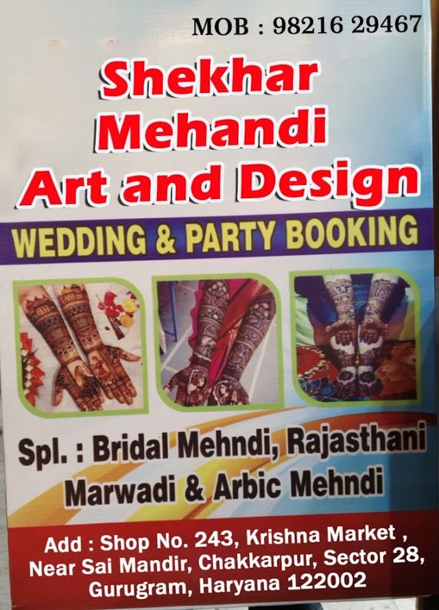 Shekhar Mehandi Art and Design