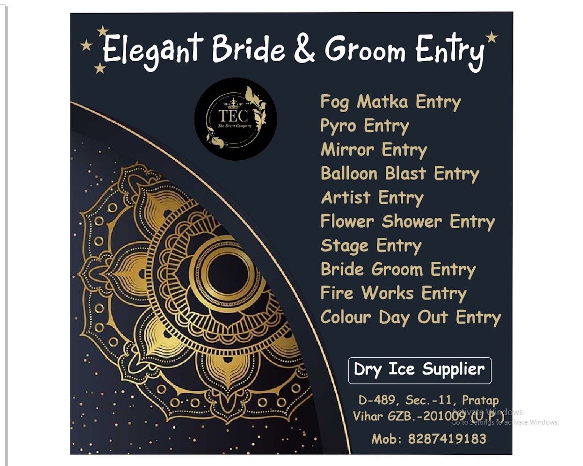 Elegant Bride and Groom Entry