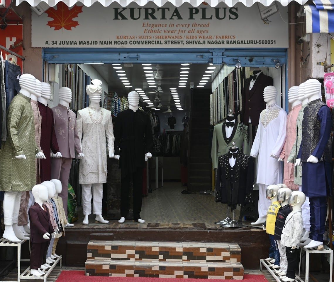 Kurta Plus Fabrics, Kurtas, Suits, Sherwani, Kids Wear