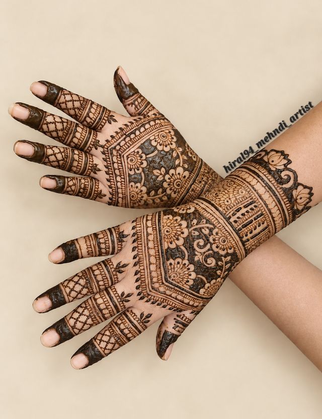 Mehndi artist Hiral