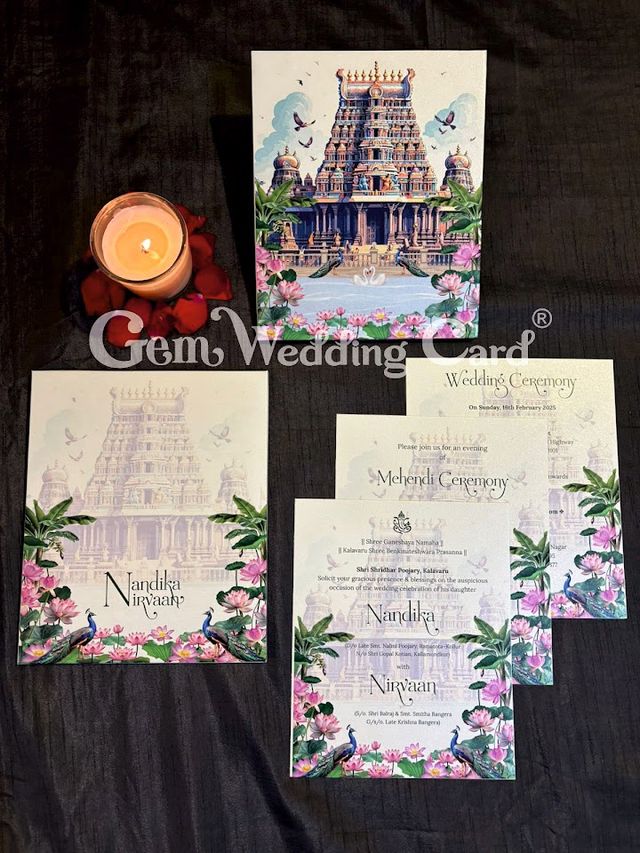 GEM WEDDING CARD - LUXURY WEDDING CARDS IN MUMBAI