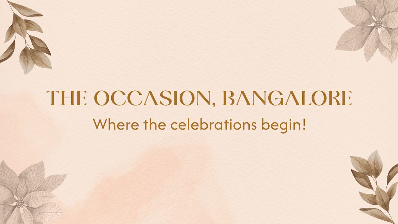 The Occasion Bangalore - Events Venue & Lawn
