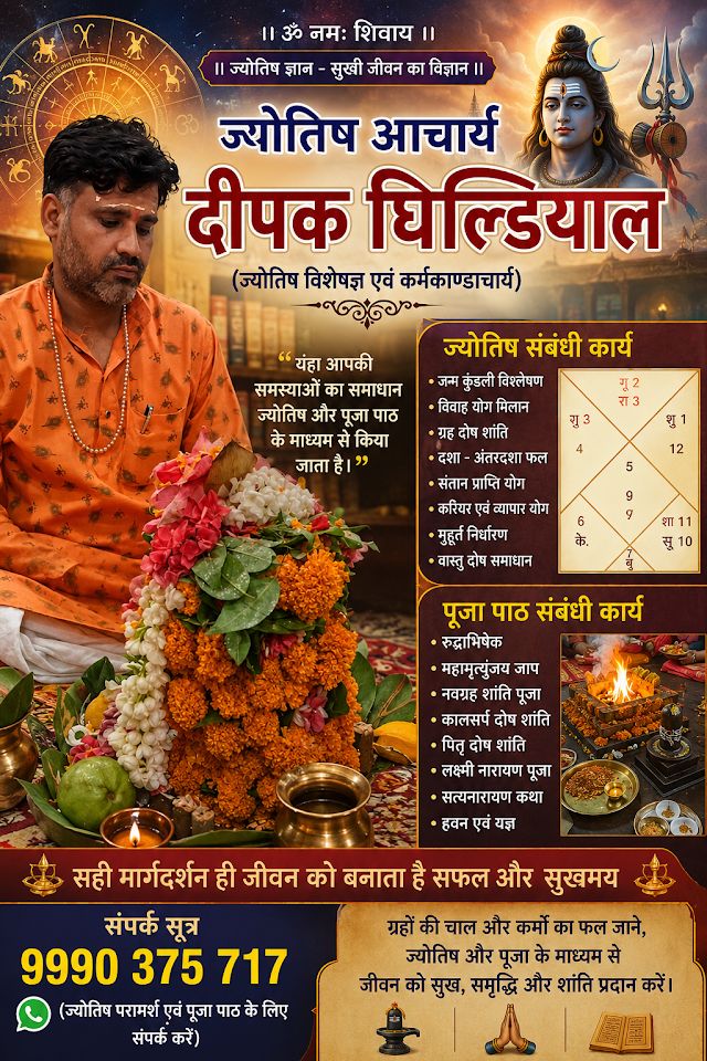 Pandit ji Greater Noida NCR Delhi (Deepak Ghildiyal)