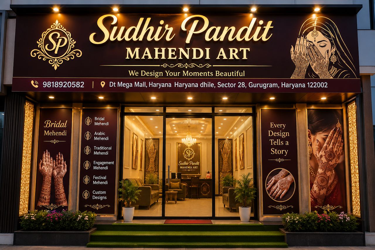 Sudhir Pandit mahendi art