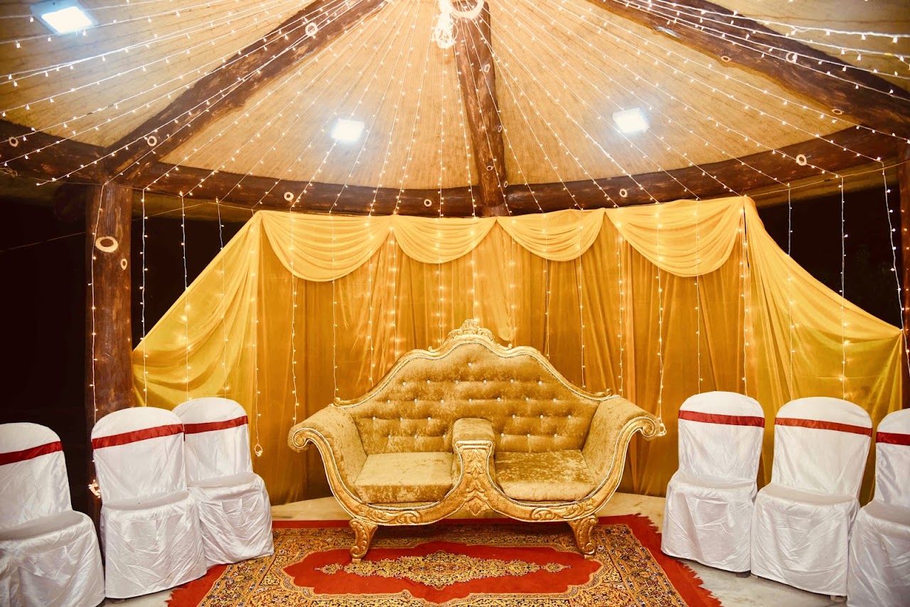 Golden Glow Garden