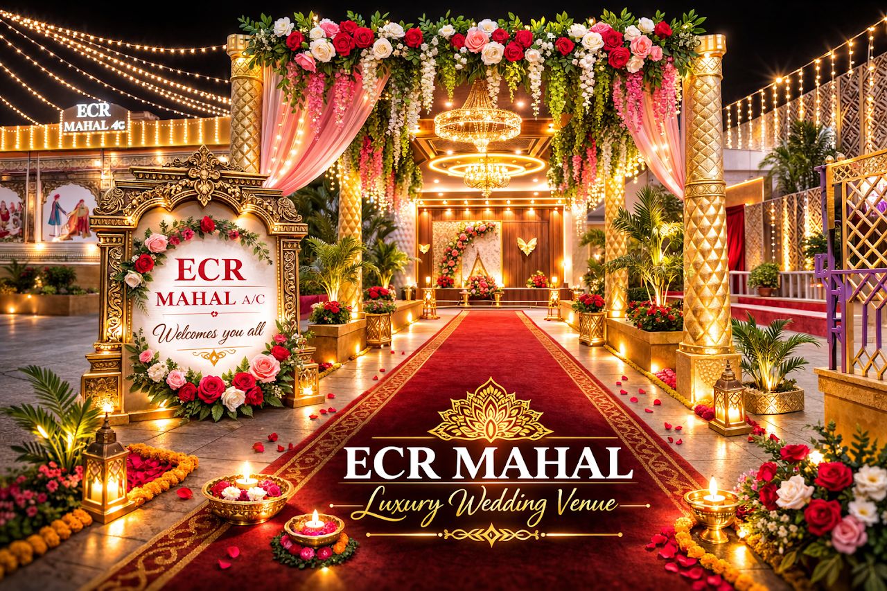 ECR Mahal A/C | Luxury wedding venue in Chennai
