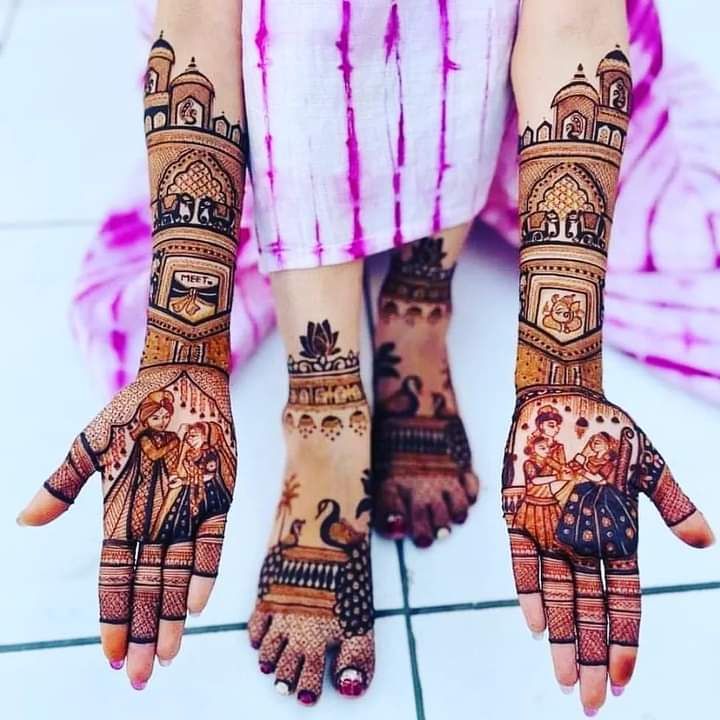 Arjun Mehandi Art