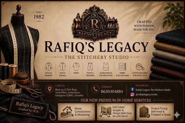 RAFIQ'S LEGACY The Stitchery Studio