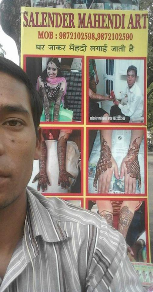 Shailender Mehandi Artist Mohali