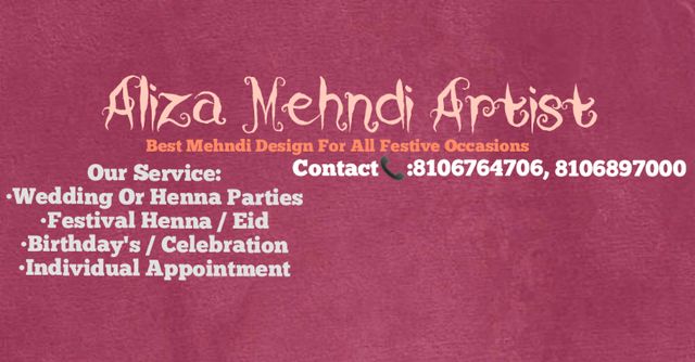 Aliza Makeup artists n mehendi artists