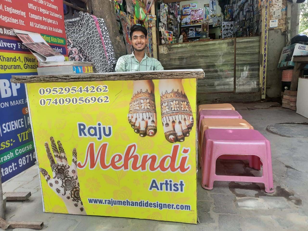 Raju Mehandi Artist