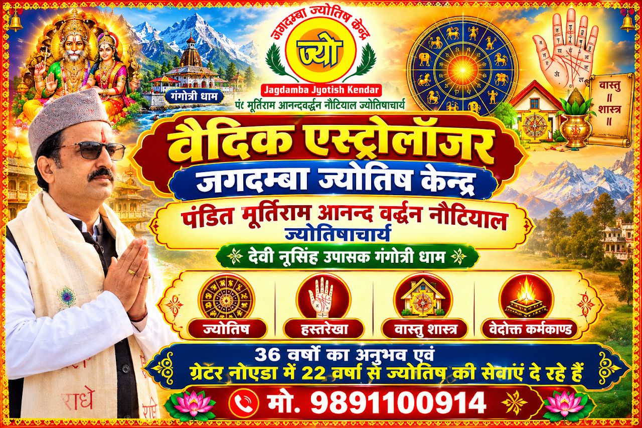 Vedic Astrology:Jagdamba Jyotish Kendra