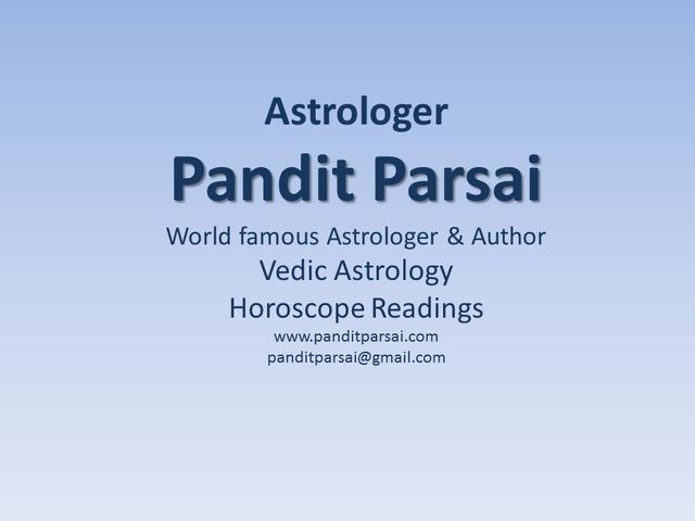 Astrologer Pandit Parsai