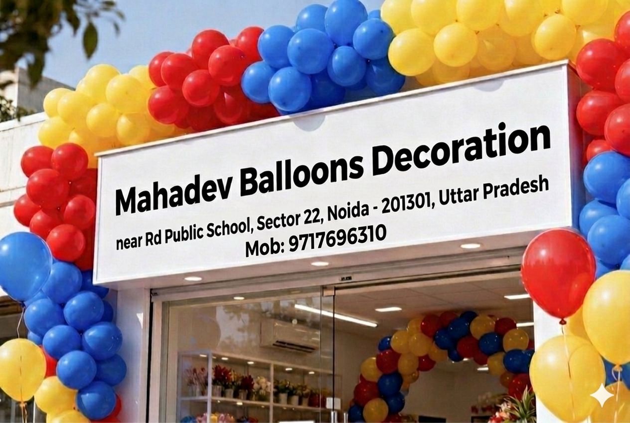 Mahadev Balloons Decoration