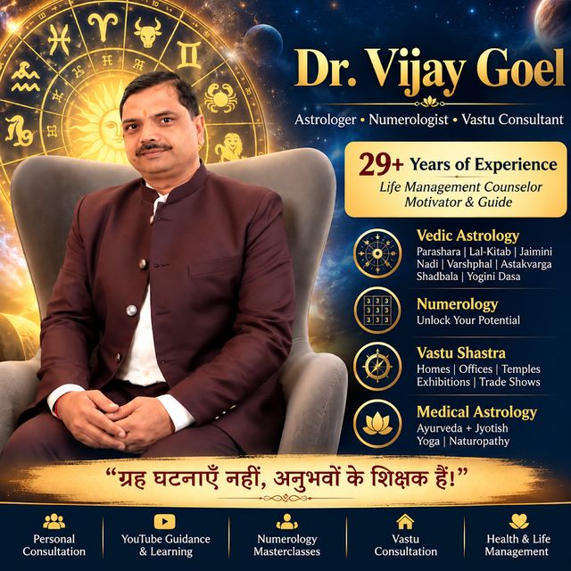 Astrologer Dr Vijay Goel - Indian Astro Vedic Centre