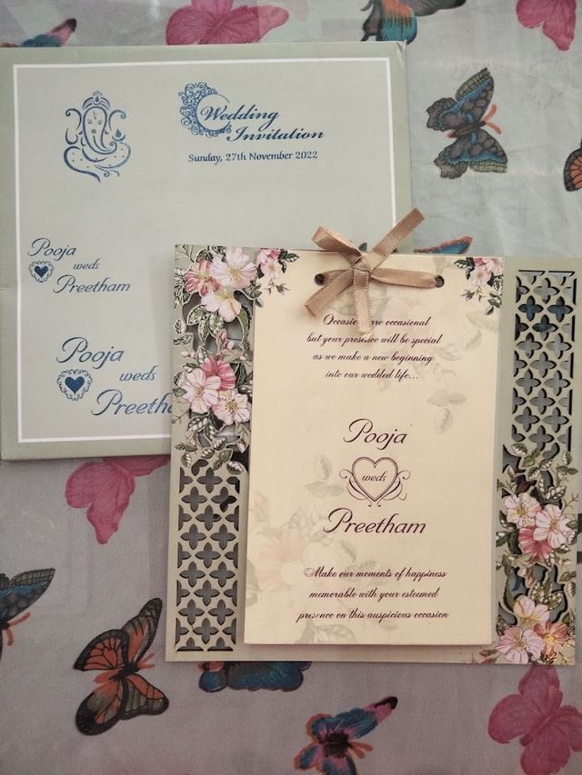 Pushpa Wedding Invitation Cards