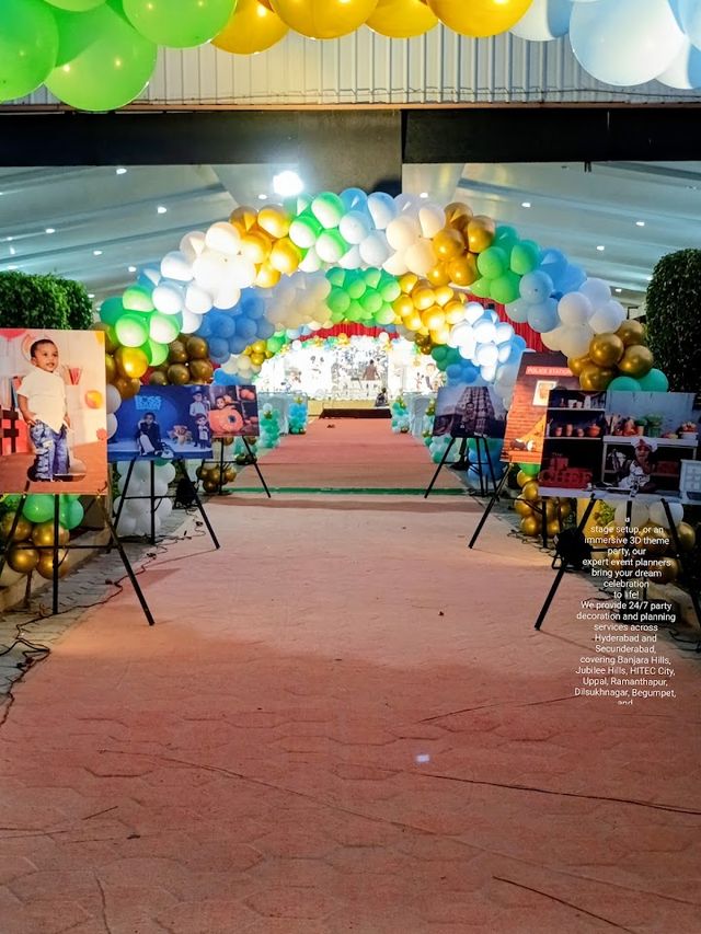 Birthday party decorations in hyderabad
